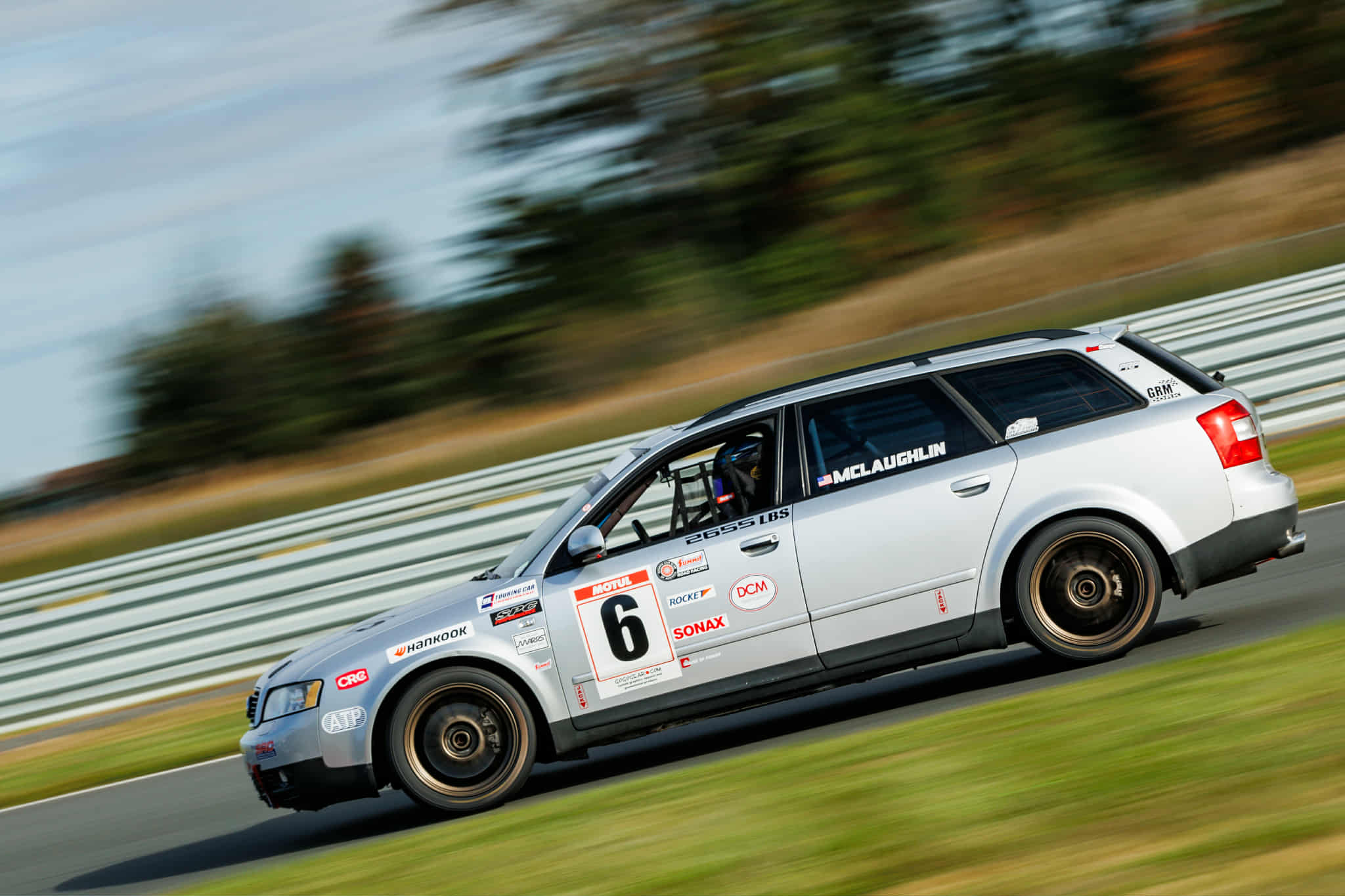 Audi A4 Avant #6 in action on track